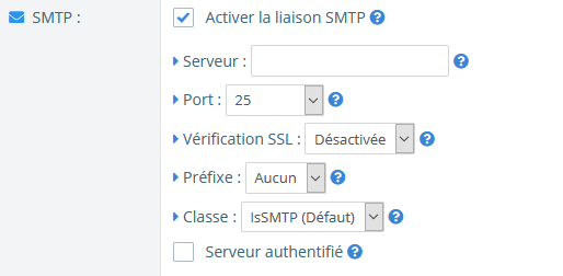 Configuration du connecteur